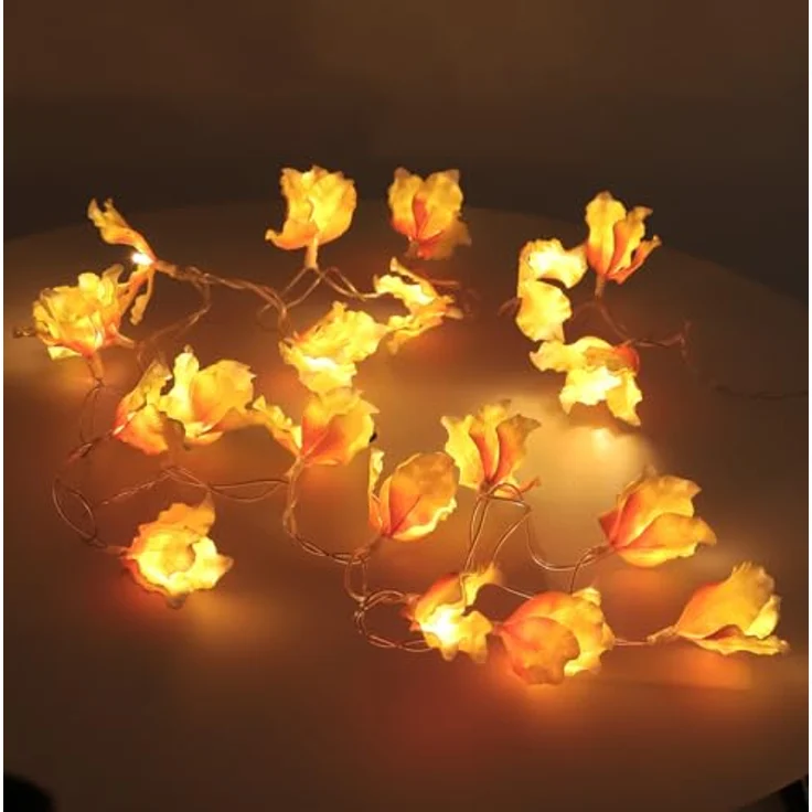 Guru-Shop LED-Lichterkette Exotische Blüten LED Lichterkette Chiang Mai 20. . – Bild 5