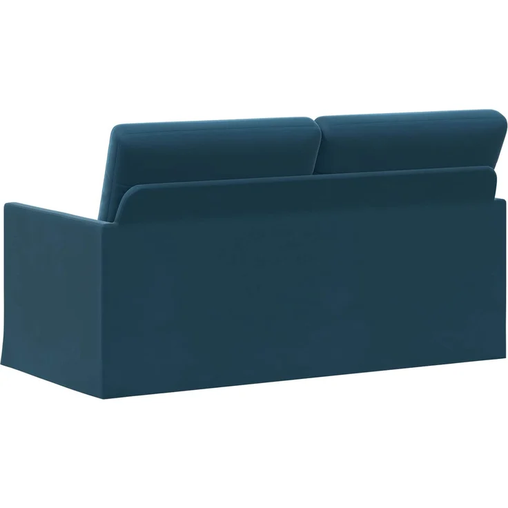 vidaXL 2-Sitzer Sofa Blau 150 x 81 x 82 cm Samt (V) 42041096 – Bild 4