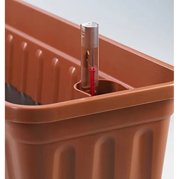 Alpfa Blumenkasten 80 cm Terracotta mit Wasserspeicher Made IN Germany – Bild 3