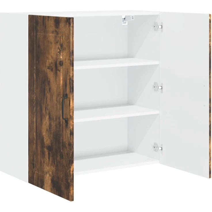 vidaXL Wandschrank PORTO Räuchereiche 80 x 31 x 80 cm Holzwerkstoff 885410 – Bild 5