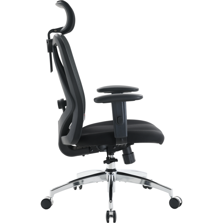 Sihoo Ergonomischer Stuhl M18, 130 x 74 cm, in Schwarz – Bild 13