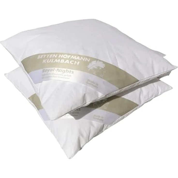 2 Stück Betten Hofmann Baby Kind Schmusekissen 35x35 cm 50g Kuschel Daunenkissen – Bild 3