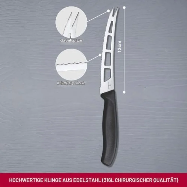 Victorinox Swiss Classic Butter- und Weichkäsemesser 13 cm Blister – Bild 3