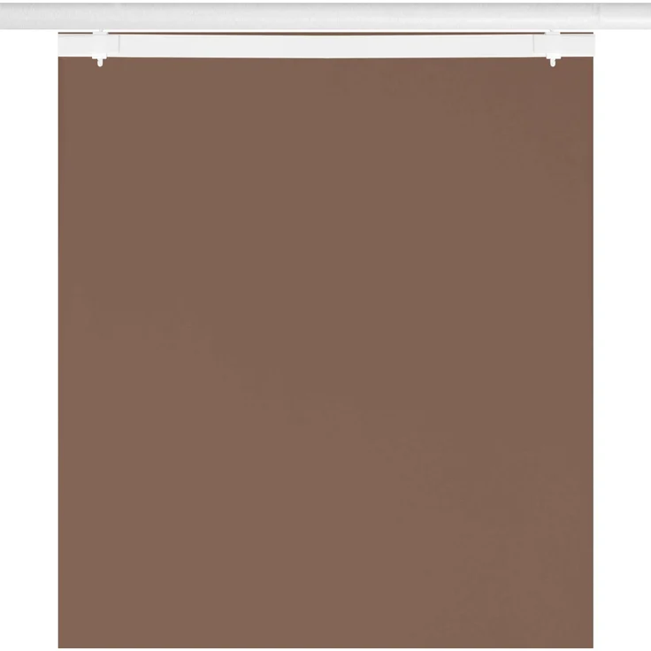 Schiebegardine Elena 3er Set inkl. Zubehör - Dunkelbraun, 60x260 cm – Bild 6