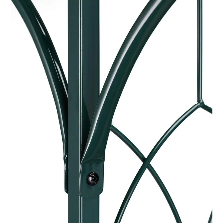 Relaxdays Rosenbogen Metall eckig – Bild 7