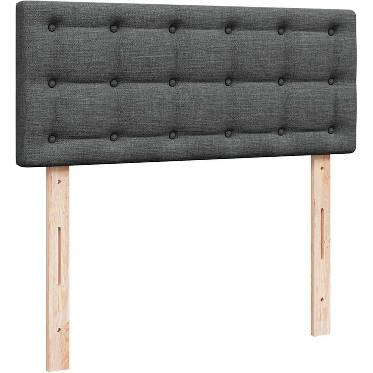vidaXL Ottoman-Bett mit Matratze Dunkelgrau 120x200 cm Stoff 3311616 – Bild 7