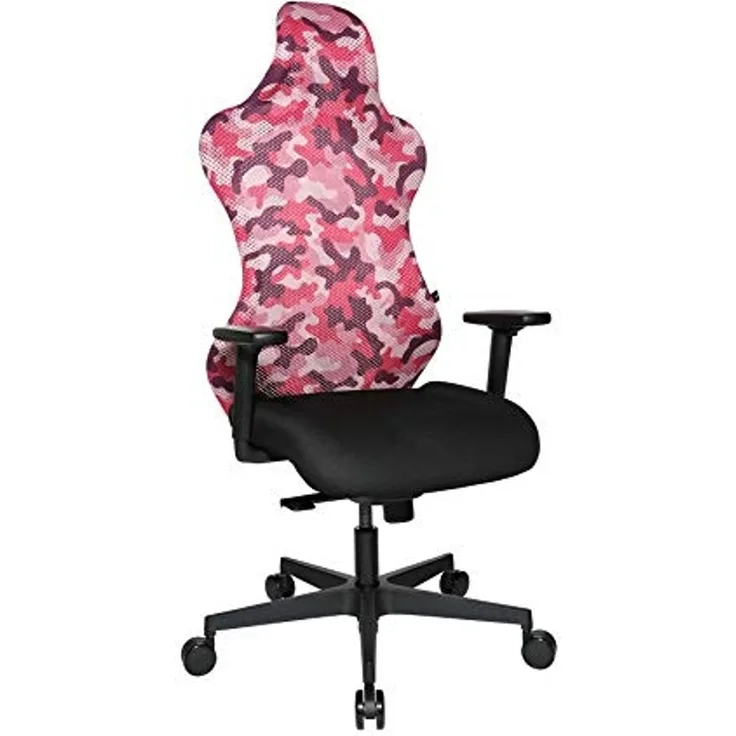 Topstar Sitness RS Sport Bürodrehstuhl, Gamingstuhl, Stoff, pink-rosa