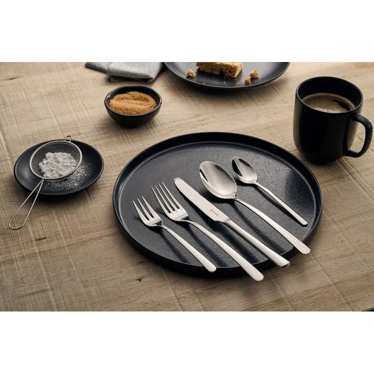 HENCKELS by ZWILLING Besteck-Set Serenity (60-tlg), 12 Personen, Edelstahl, 18/10 Edelstahl, Poliert, Spülmaschinengeeignet – Bild 2