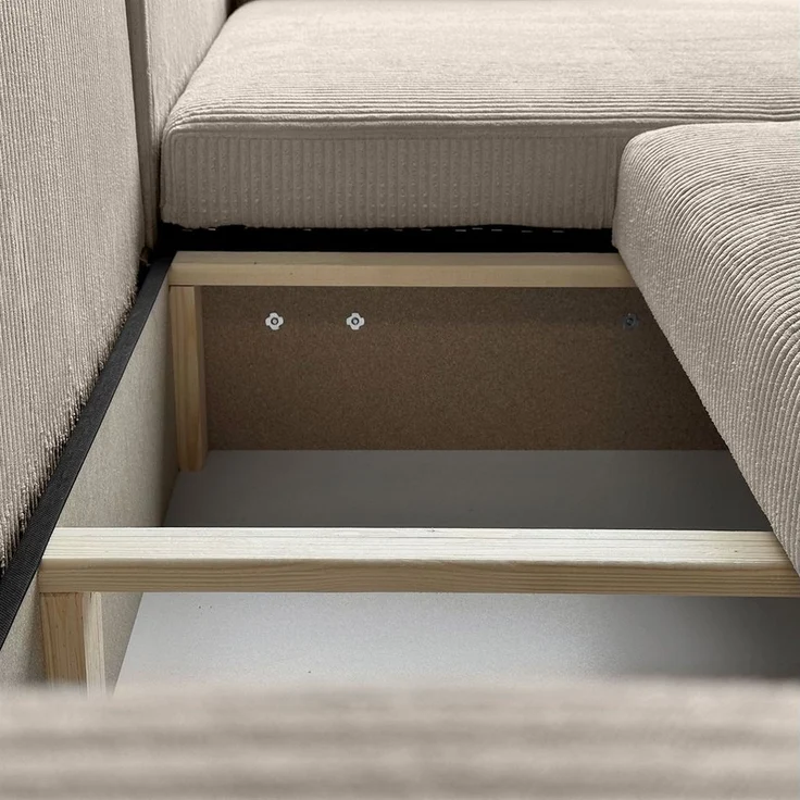 Lookway Ecksofa PRESTIGE L-Form Couch, mit Bettfunktion und Bettkasten – Bild 3