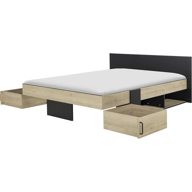 Calicosy Bett mit Stauraum 160x200 cm - Swive - Kastanie – Bild 6