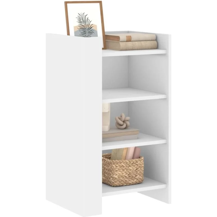 vidaXL Sideboard Weiß 45x35x75 cm Holzwerkstoff 848381 – Bild 9