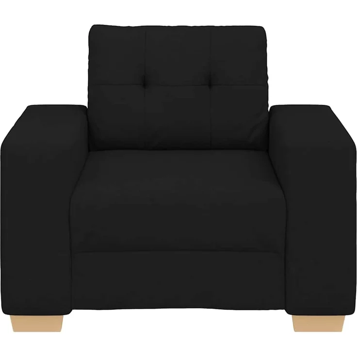 vidaXL Sessel Schwarz 100x78x80 cm Stoff 4105060 – Bild 4