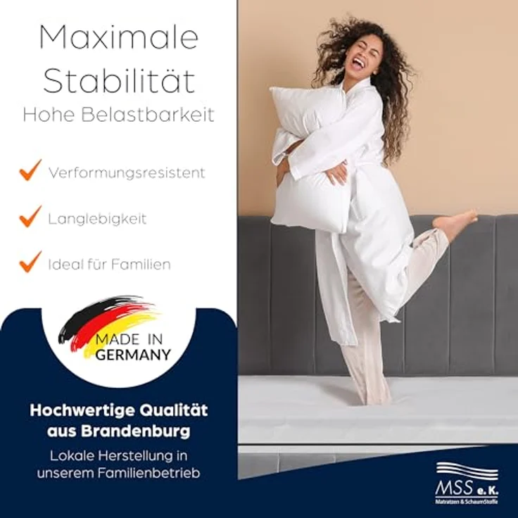 Taschenfederkern-Matratze ECO - H3 - 200 x 90 x 19 cm – Bild 10
