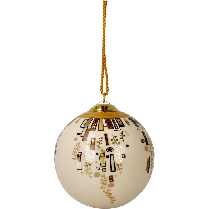 Goebel / Gustav Klimt -Ornamente,Kugel,7,5cm x 7,5cm x 7,5cm / Porzellan / 7,5cm x 7,5cm x 7,5cm – Bild 3