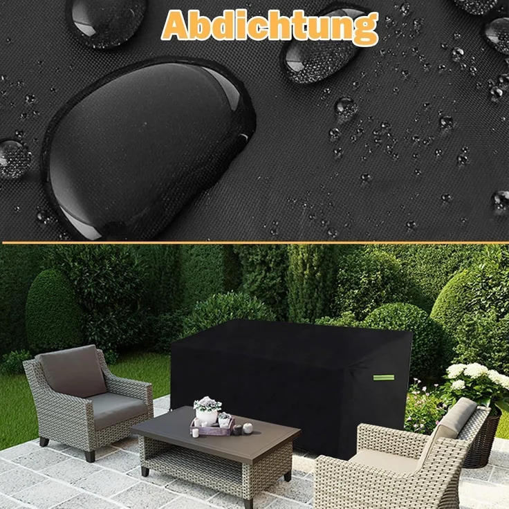 Gartenbank Abdeckung 420D Oxford Wasserdicht – Bild 4