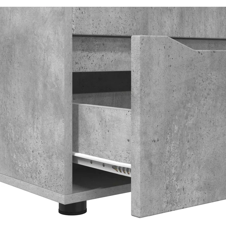 vidaXL Aufbewahrungsschrank 40 x 48 x 57 cm Holzwerkstoff Betongrau 888840 – Bild 9