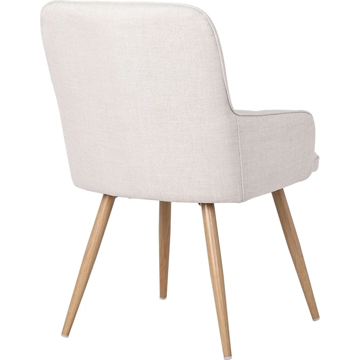 HOMAVO Esszimmerstuhl 4 Stück mit Armlehnen Stoff Ota 57x62x87cm, YZ3 – Bild 4