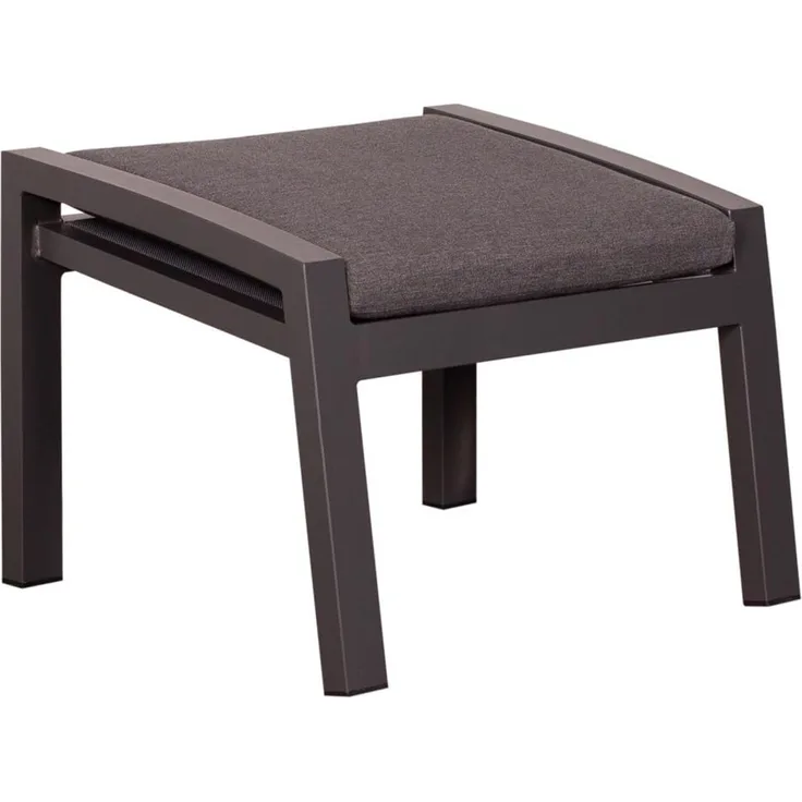 Hocker Sevilla Alu/Textilene inkl. Kissen anthrazit