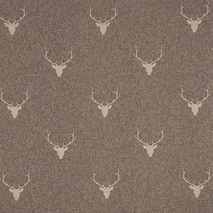 SCHÖNER LEBEN. Dekokissen Kissenhülle Jacquard Hirsch Geweih braun versch. Gr – Bild 4
