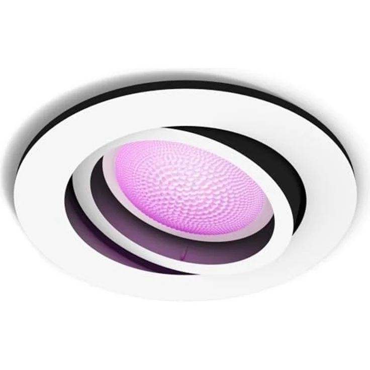 Philips Hue White and Color Ambiance Decken Einbauspot rund Bluetooth weiß – Bild 2