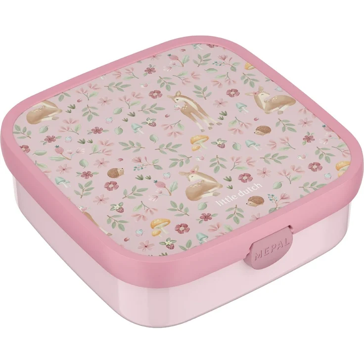 Mepal 'Campus' Brotdose Groß inklusive 2 auslaufsicheren Bento Fächern & Gabel, Kunststoff Fairy Garden, 1250 ml – Bild 1
