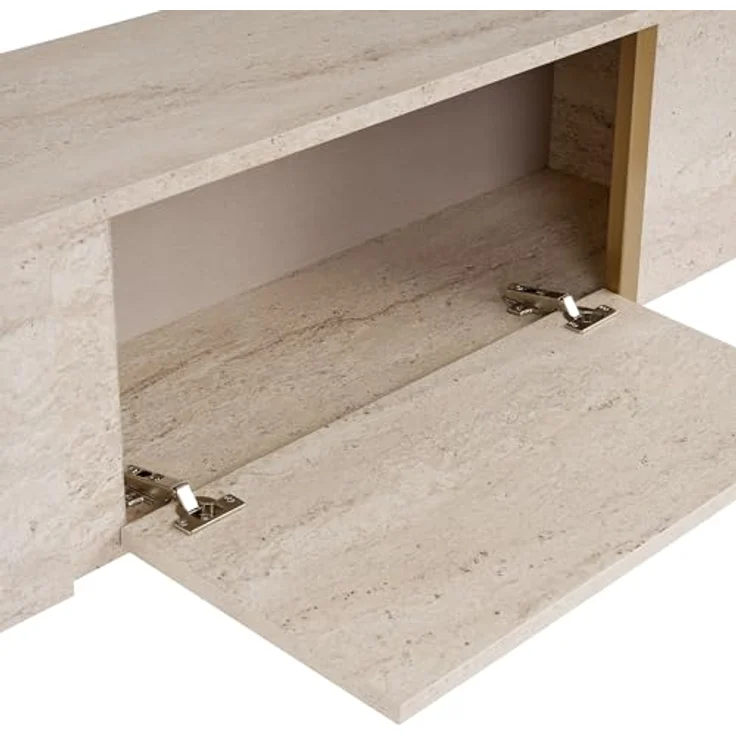 Skye Decor TV-Board Boho Design, modernes Lowboard mit offenen Ablageflächen, Breite: 180 cm, verschiedene Farbvarianten erhältlich – Bild 5