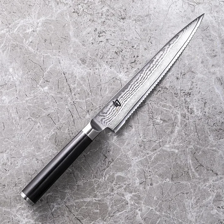 KAI Allzweckmesser mit Wellenschliff 6" (15,0 cm) Shun Classic DM-0722