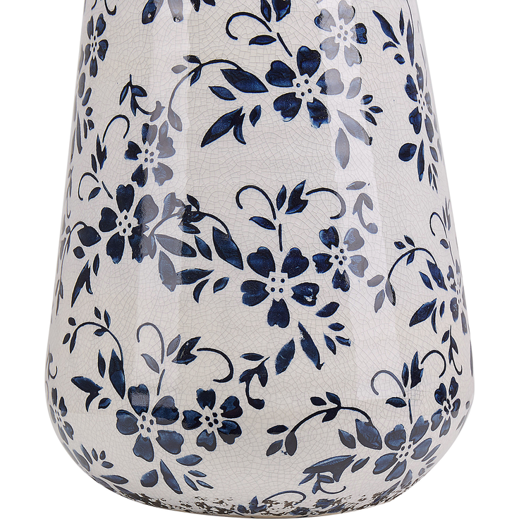 Blumenvase MARONEIA Steinzeug 25 cm Weiß – Bild 5