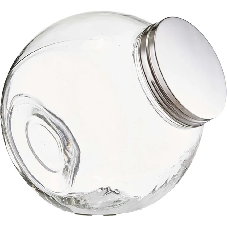 6 Stück Vorratsglas Candy, Edelstahldeckel - 18 x 12,5 x 18 cm – Bild 2