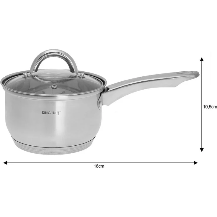 Kinghoff Kinghoff Töpfe Silver 10 Stück KH4449 – Bild 2