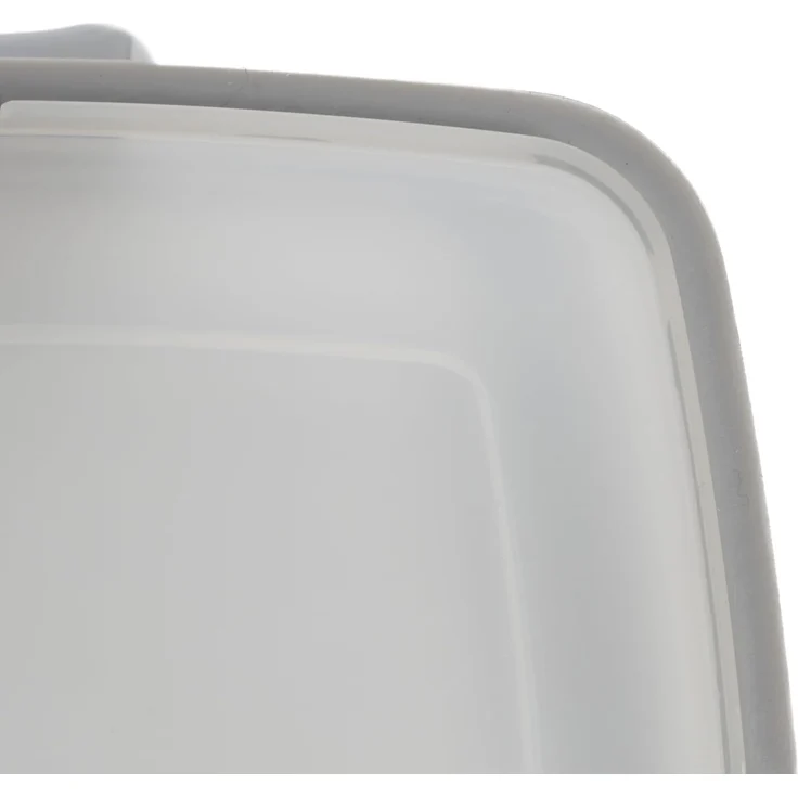 2friends Lunchbox 3er Set Lunchbox für Kinder + Erwachsene, Kunststoff, (transparent, grau, grün), mit Fächern und stabile Clickverschluss, effektive Silicondichtung – Bild 6