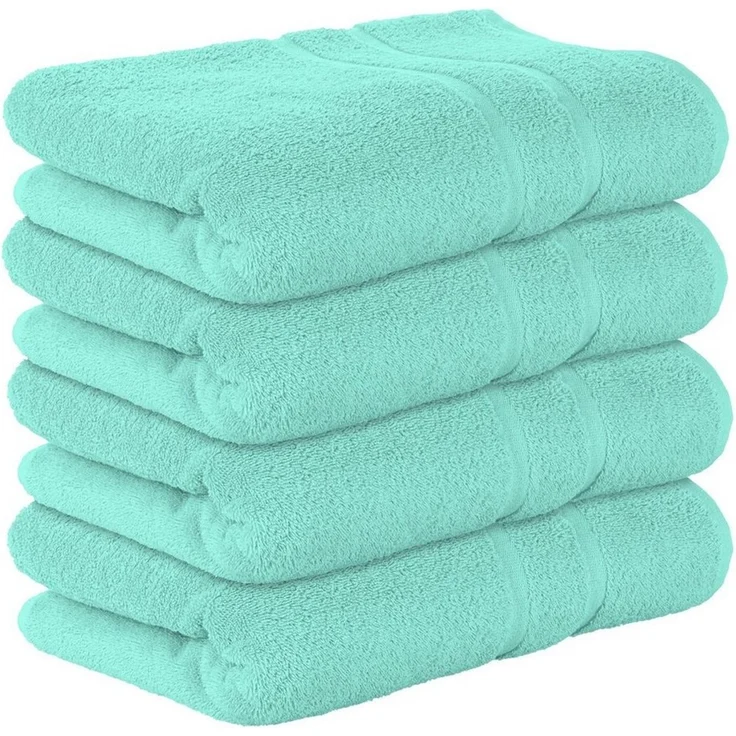 Badetuch 4er Set Premium Frottee Badetücher 100x150 cm MINT 500g/m² aus 100% Baumwolle (4 Stück) Frottee 100x150 Badetuch – Bild 2