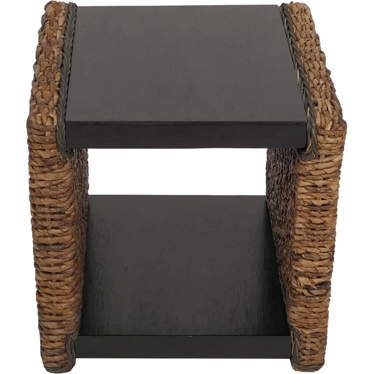 Beistelltisch Nachttisch Sitzhocker Lucca Rattan ~ Bananengeflecht – Bild 5