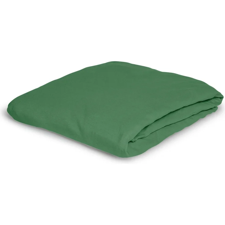 Irisette Mako-Jersey Betttuch Jupiter 0008 moos 190x200 cm 8-30 moos – Bild 2