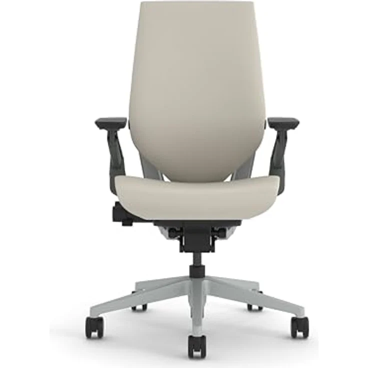 Steelcase Gesture Ergonomischer Bürostuhl mit 360° Armlehnen und 3D-Live Back Lumbalstütze Beige, 66 x 62.5 x 104 – Bild 4