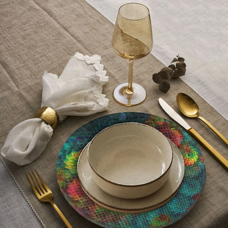 Hermia Concept '4089Supla' Tischset, Mehrfarbig, Ø 37 cm – Bild 3