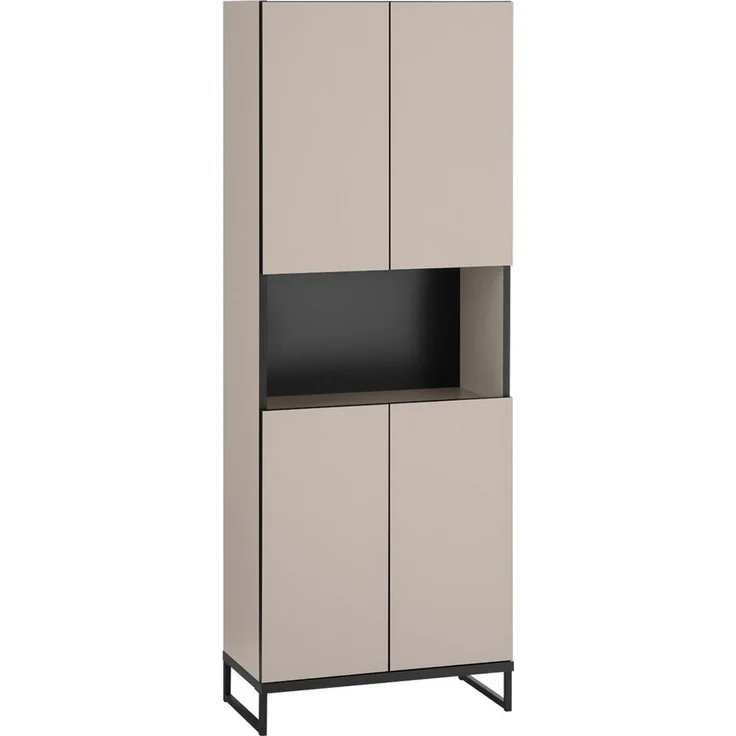 moebel-dich-auf Hochschrank VENEZIA (breiter Badezimmer Wandschrank in kaschmir 60 cm breit) – Bild 5