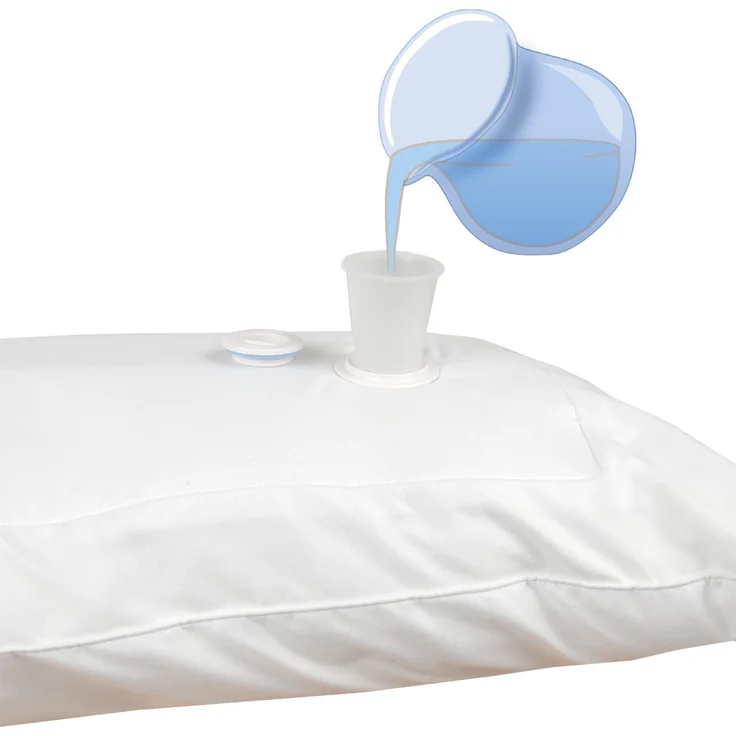 Hochwertiges Kopfkissen in 40x80cm ( Wasserkissen ) mit anpassbaren Wasserkern, Nackenstützkissen Ideal für Ihr Wasserbett – Bild 4