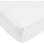 TROIS KILOS SEPT - Matratzenschoner für Babys, 70x140 cm – Matratzenschoner aus Frottee, wasserdicht – Öko-Tex®-zertifiziert – antibakteriell und saugfähig – Behandlung SANITIZED – Weiß