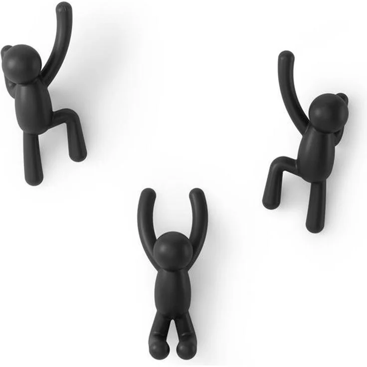 318165-040 - Buddy Haken (3) Sortiment, schwarz – Bild 2