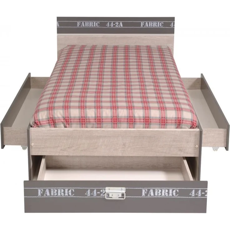 Parisot Kinderzimmer Fabric in Esche grau Jugendzimmer Set 3-tlg. – Bild 5