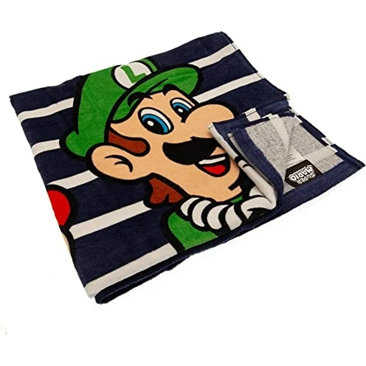 Super Mario Duschtuch Badetuch Strandtuch 70 x 140 cm / 100% Baumwolle – Bild 2