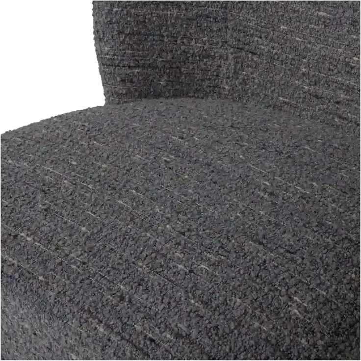 Drehsessel Atty - Chunky Melange-stoff Grau – Bild 6