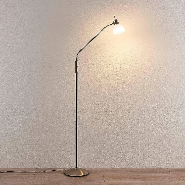 Lindby Stehlampe Gwendolin, Metall, Alu IP20, 1 x 8 W LED – Bild 5