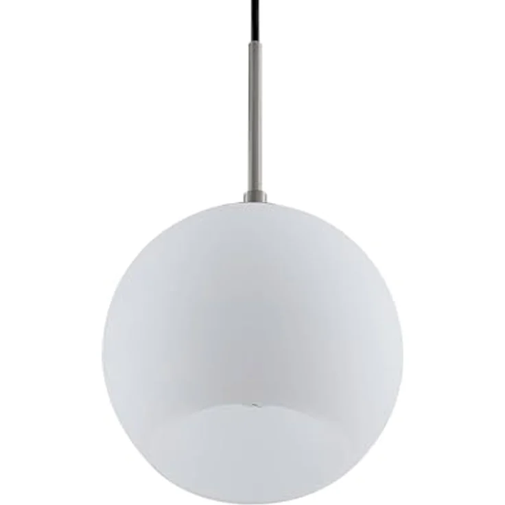 Lindby Jurian Pendelleuchte 3-flammig, Nickel/Opal für gemütliche Wohnatmosphäre – Bild 7