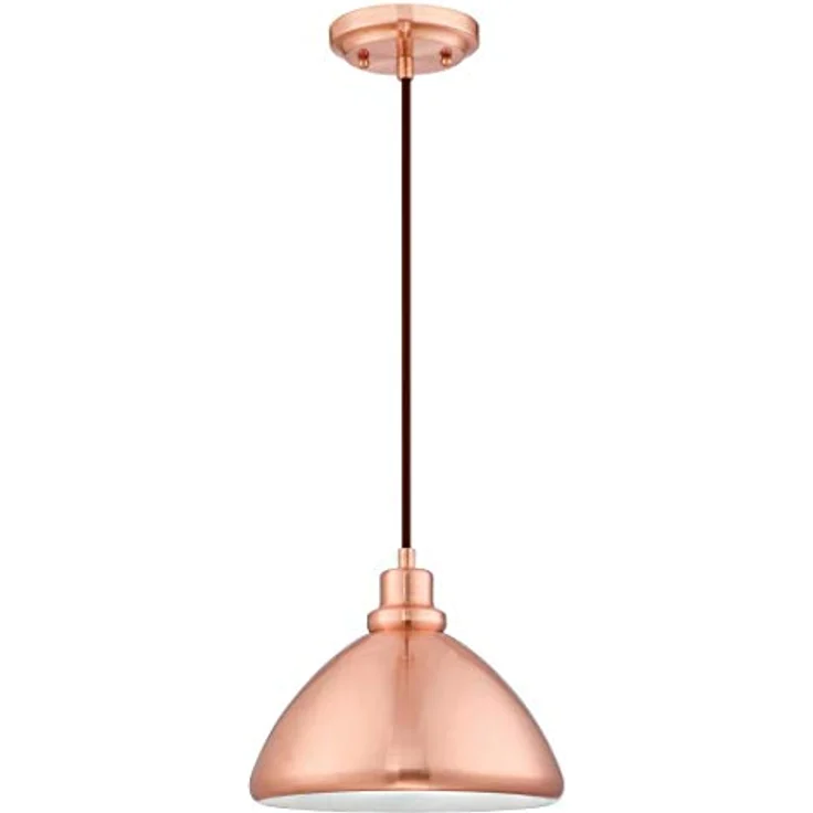 Westinghouse 6103940 Hängeleuchte, kupfer gebürstet mit breitem Lichtstrahl und elegantem Design – Bild 2