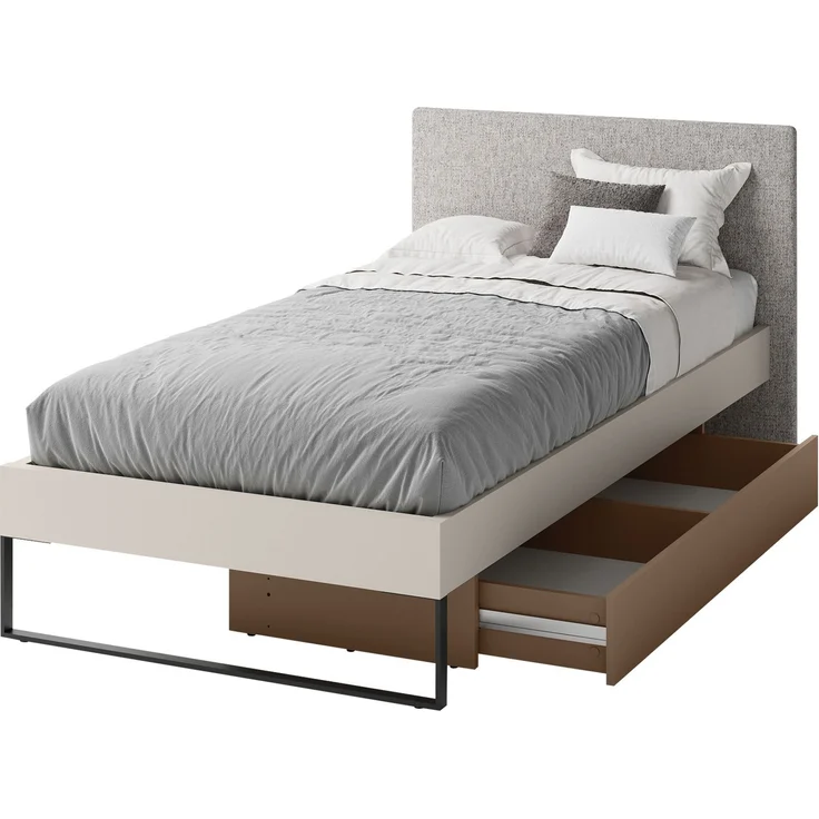 Jugendzimmer-Set Sigma II (Farbe: Cashmere + Trüffel / Eiche Hell + Neve 13) – Bild 6
