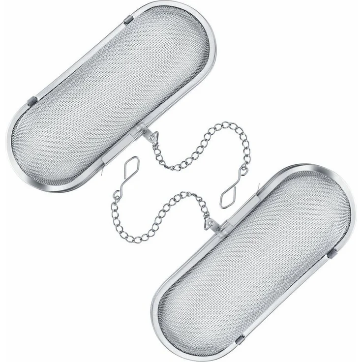 WESTMARK Küchensieb 2 Gewürz-/Kräuter-/Teesiebe, Länge: je 11 cm, Rostfreier Edelstahl, Edelstahl – Bild 5