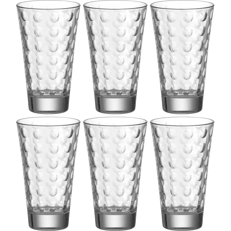 Leonardo OPTIC Trinkglas groß 300 ml 6er Set