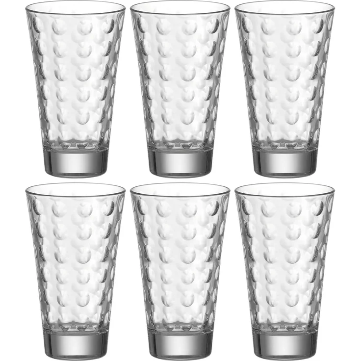 Leonardo OPTIC Trinkglas groß 300 ml 6er Set – Bild 1
